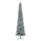 10ft. Pre-Lit Flocked Pencil Artificial Christmas Tree, Clear Lights